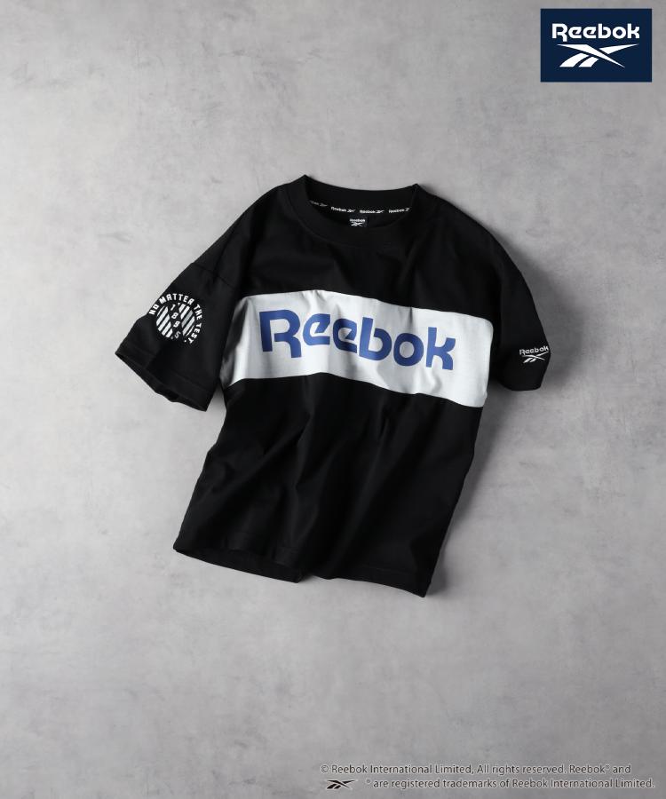 ライトオン(Right-on)のReebok(リーボック)【Ｒｅｅｂｏｋ】パネル切り替えＴシャツ ブラック(0099)