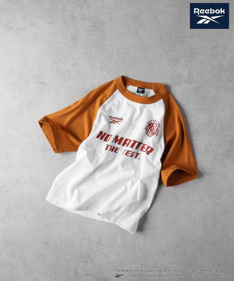 ライトオン(Right-on)のReebok(リーボック)【Ｒｅｅｂｏｋ】ラグランＴシャツ オレンジ(0065)