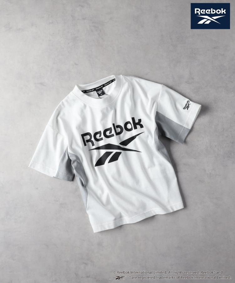 ライトオン(Right-on)のReebok(リーボック)【Ｒｅｅｂｏｋ】配色切り替えＴシャツ ホワイト(0090)
