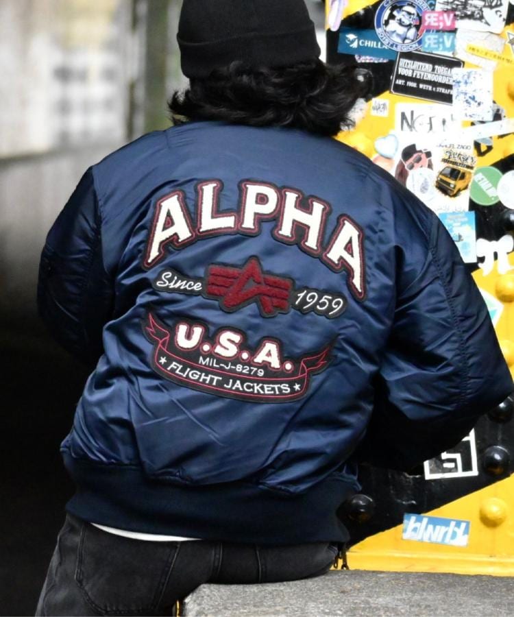 ライトオン(Right-on)のALPHA(アルファ)【WEB限定】MA-1ジャケット/リバーシブル1