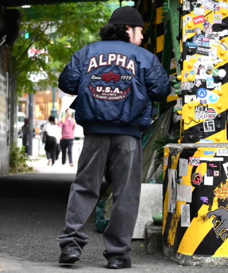ライトオン(Right-on)のALPHA(アルファ)【WEB限定】MA-1ジャケット/リバーシブル3