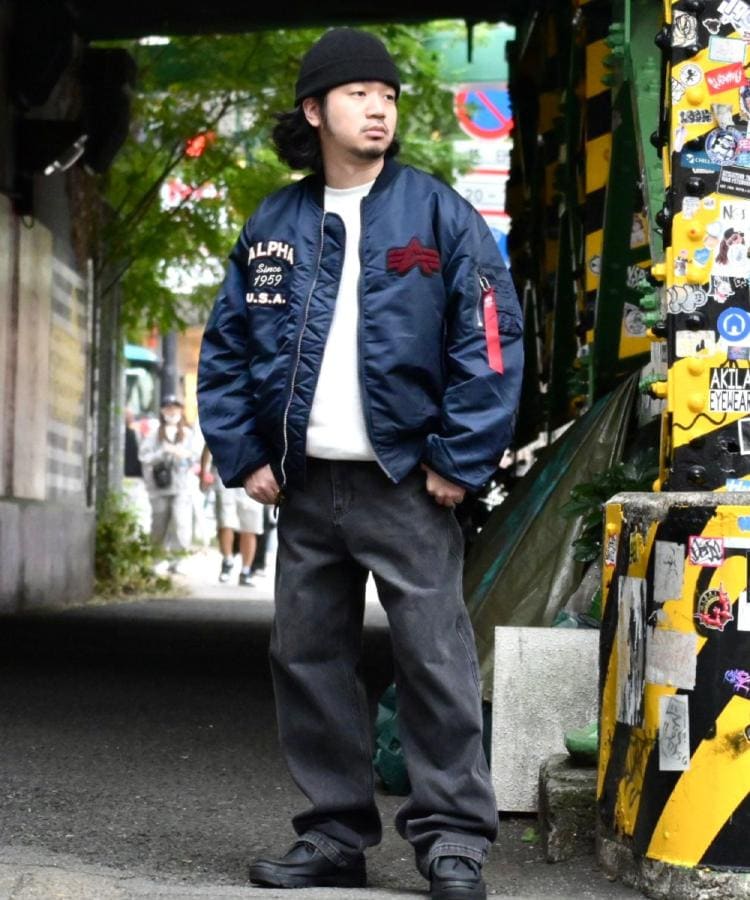 ライトオン(Right-on)のALPHA(アルファ)【WEB限定】MA-1ジャケット/リバーシブル4