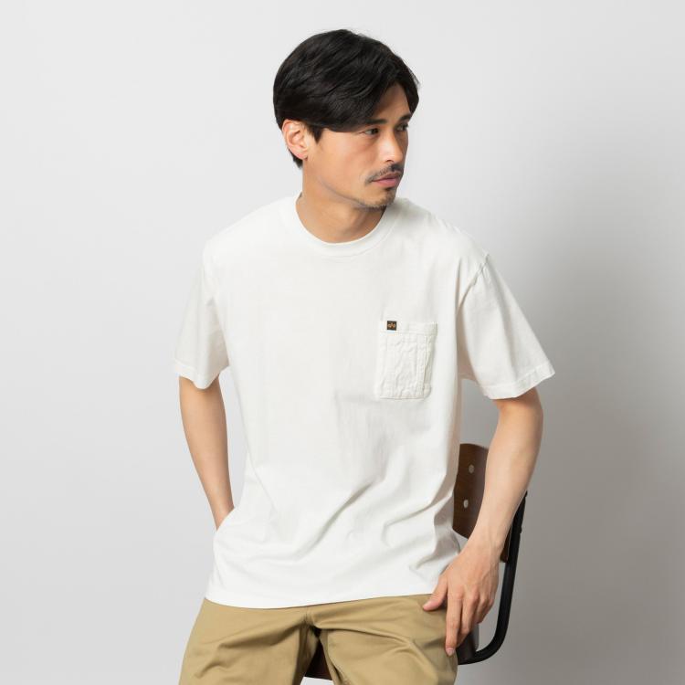 ライトオン(Right-on)のALPHA(アルファ)胸ポケTシャツ Ｔシャツ