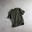 ライトオン(Right-on)のALPHA(アルファ)胸ポケットＴシャツ カーキブラウン(0079)