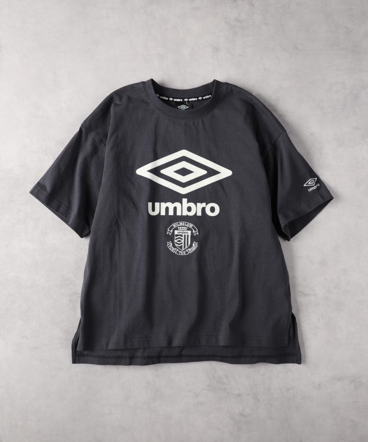 ライトオン(Right-on)のUMBRO(アンブロ)ロゴクルーネックTシャツ1