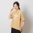 ライトオン(Right-on)のUMBRO(アンブロ)ロゴクルーネックTシャツ ベージュ(0075)