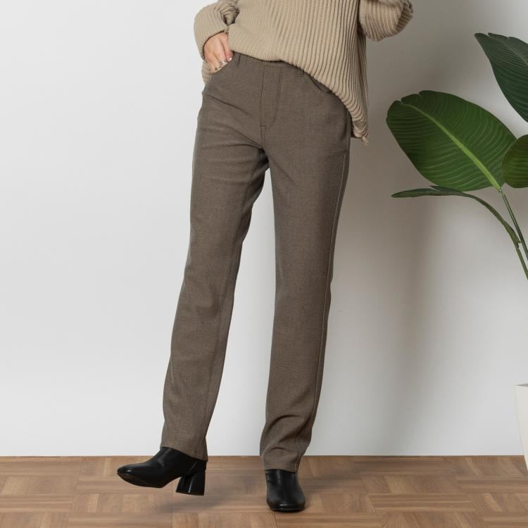 ライトオン(Right-on)のSweet Camel(スウィートキャメル)TRストレッチストレート フルレングスパンツ