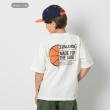 ライトオン(Right-on)のSPALDING(スポルディング)発泡プリント半袖Tシャツ ホワイト(0090)