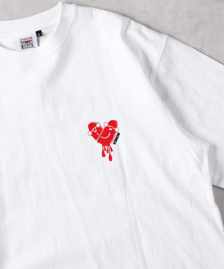ライトオン(Right-on)のVISION STREET WEAR(ヴィジョンストリートウェア)ハートロゴTシャツ6