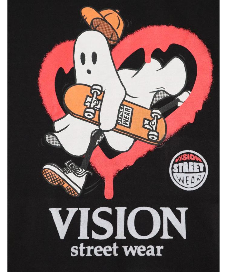 ライトオン(Right-on)のVISION STREET WEAR(ヴィジョンストリートウェア)【WEB限定】ゴースト裏起毛パーカー2