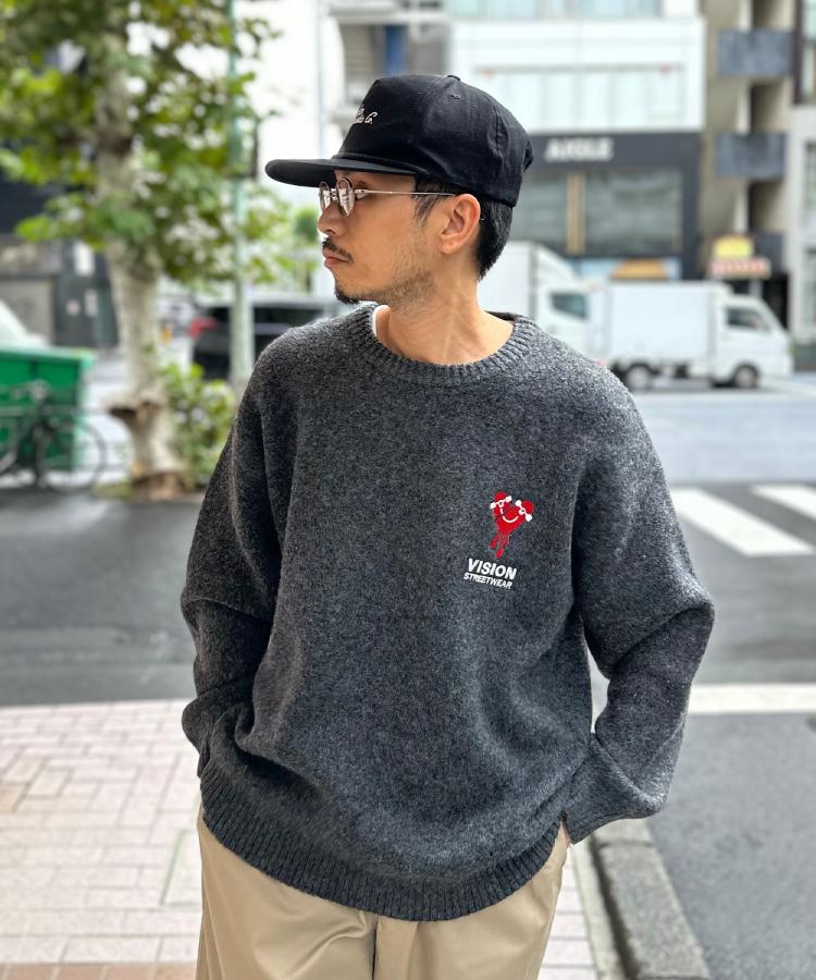ライトオン(Right-on)のVISION STREET WEAR(ヴィジョンストリートウェア)ダブルジャカードニット2