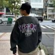 ライトオン(Right-on)のVISION STREET WEAR(ヴィジョンストリートウェア)ダブルジャカードニット ブラック(0099)