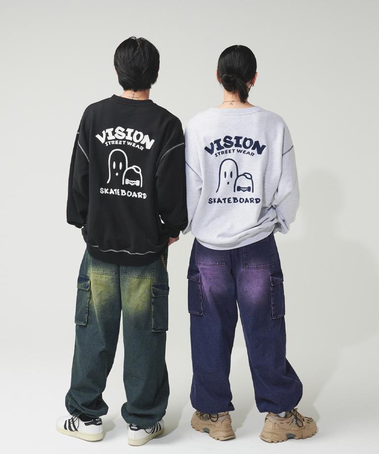 ライトオン(Right-on)のVISION STREET WEAR(ヴィジョンストリートウェア)【WEB限定】チェーン刺繍ゴーススウェット5