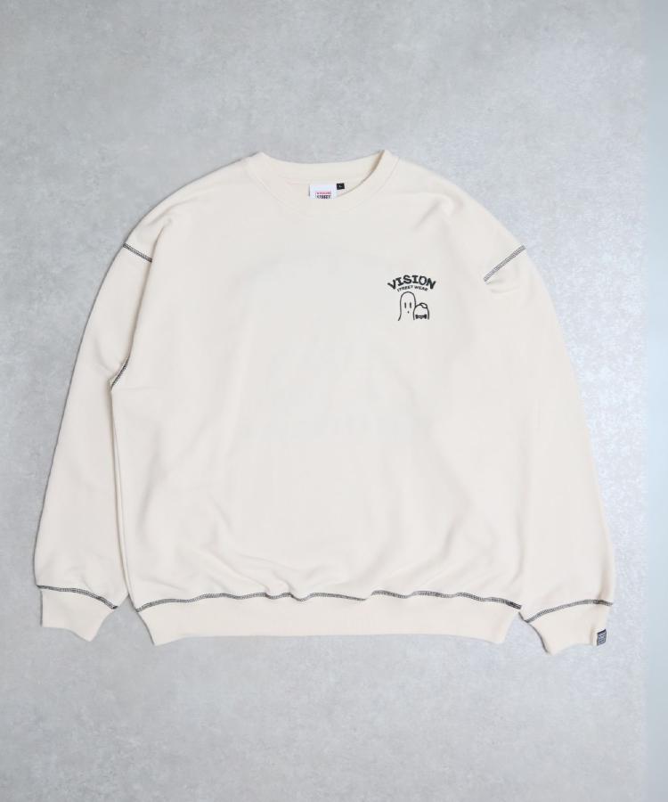 ライトオン(Right-on)のVISION STREET WEAR(ヴィジョンストリートウェア)【WEB限定】チェーン刺繍ゴーススウェット9