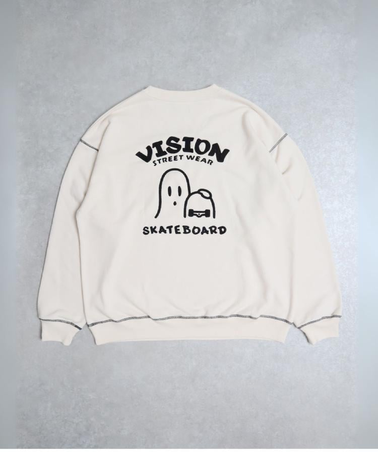 ライトオン(Right-on)のVISION STREET WEAR(ヴィジョンストリートウェア)【WEB限定】チェーン刺繍ゴーススウェット10