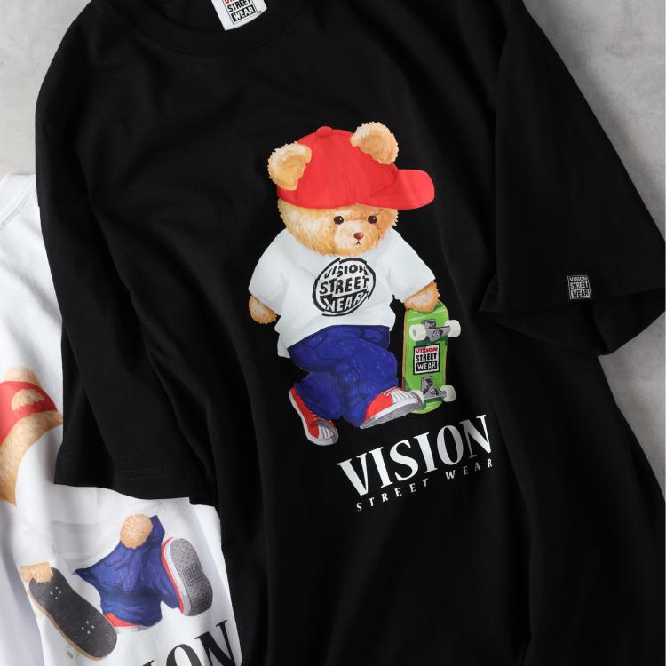 ライトオン(Right-on)のVISION STREET WEAR(ヴィジョンストリートウェア)ＶＩＳＩＯＮＢｅａｒＴ Ｔシャツ