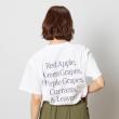 ライトオン(Right-on)のFRUIT OF THE LOOM(フルーツオブザルーム)バックプリントTシャツ ワイン(0049)