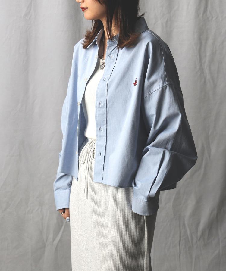 ライトオン(Right-on)のBEVERLY HILLS POLO CLUB(ビバリーヒルズポロクラブ)【限定展開】クロップド丈シャツ5