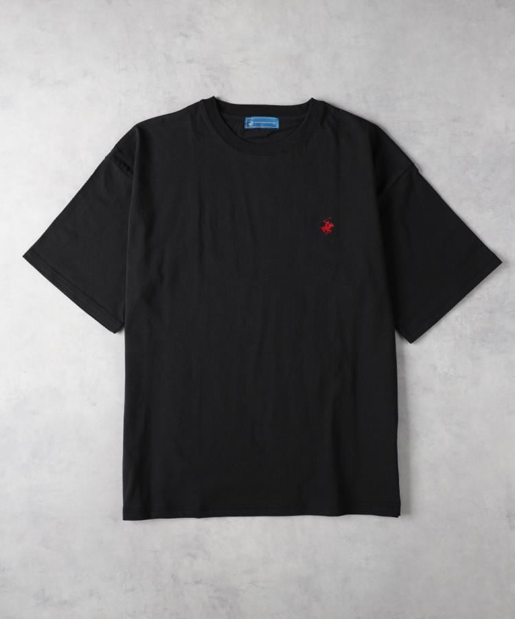 ライトオン(Right-on)のBEVERLY HILLS POLO CLUB(ビバリーヒルズポロクラブ)ワンポイントＴシャツ ブラック(0099)