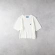 ライトオン(Right-on)のBEVERLY HILLS POLO CLUB(ビバリーヒルズポロクラブ)【限定展開】ワンポイントニット ホワイト(0090)
