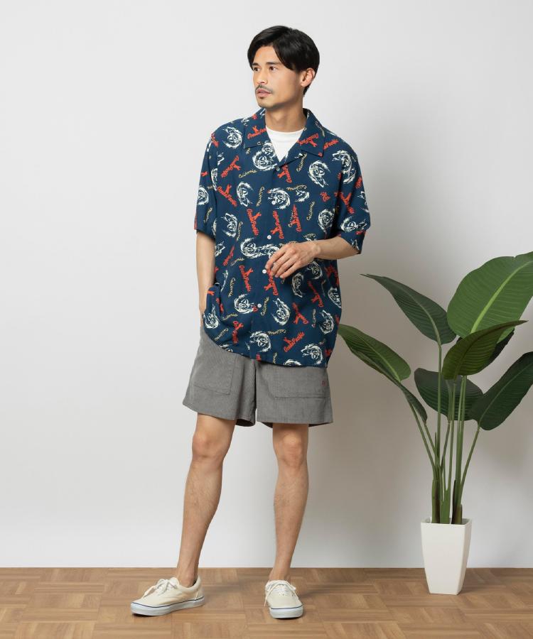 ライトオン(Right-on)のOCEAN PACIFIC(オーシャンパシフィック)総柄プリントシャツ19