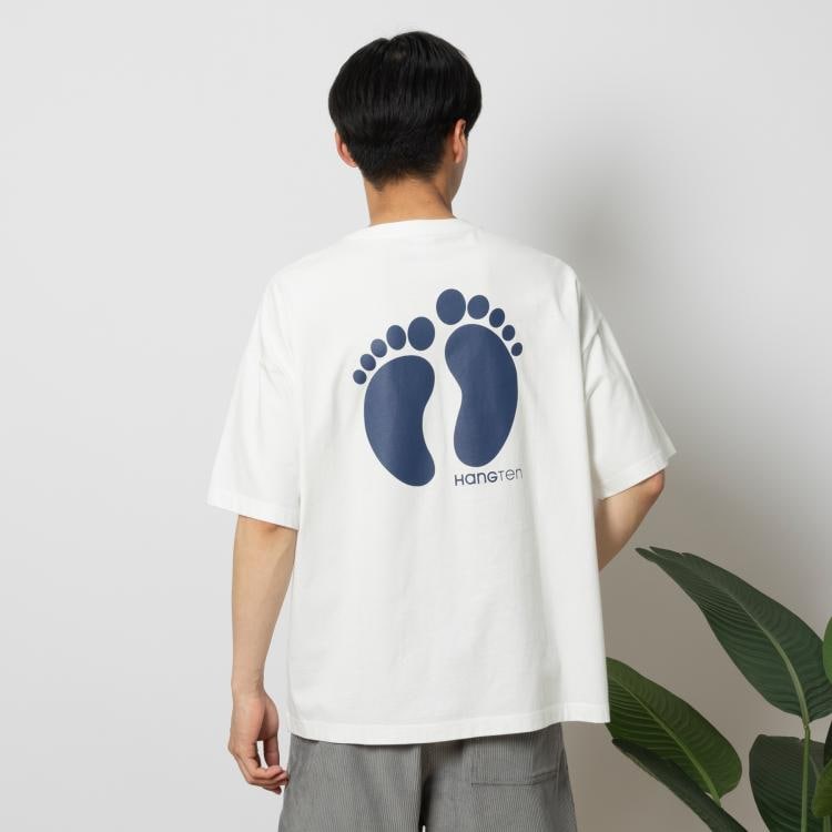 ライトオン(Right-on)のHANG TEN(ハンテン) プリント半袖Tシャツ Ｔシャツ