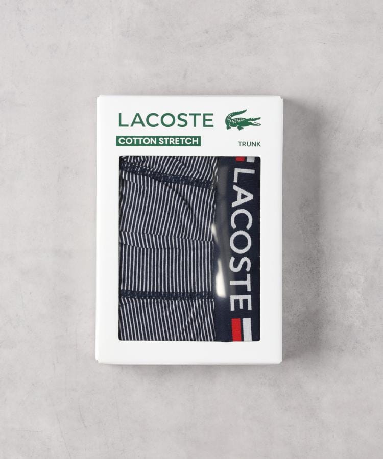 ライトオン(Right-on)のLACOSTE(ラコステ)マルチデザインボクサーパンツ ネイビー(0019)