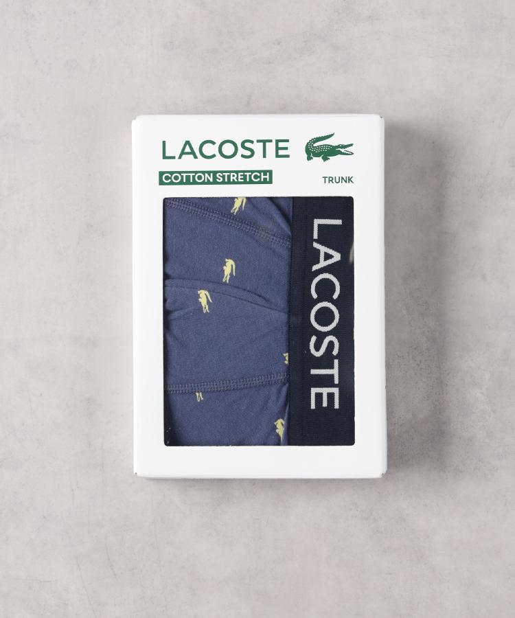 ライトオン(Right-on)のLACOSTE(ラコステ)ドットワニ総柄ボクサーパンツ ブラック(0099)