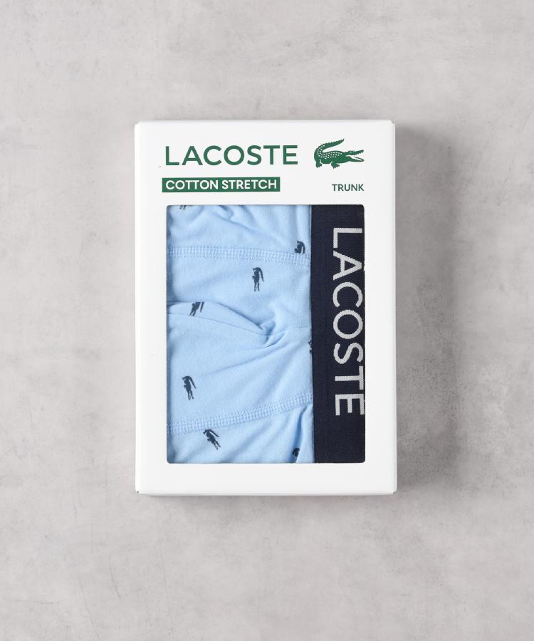 ライトオン(Right-on)のLACOSTE(ラコステ)ドットワニ総柄ボクサーパンツ サックスブルー(0011)