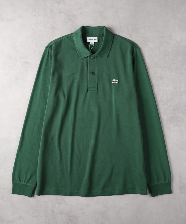 ライトオン(Right-on)のLACOSTE(ラコステ)長袖ポロシャツ グリーン(0035)