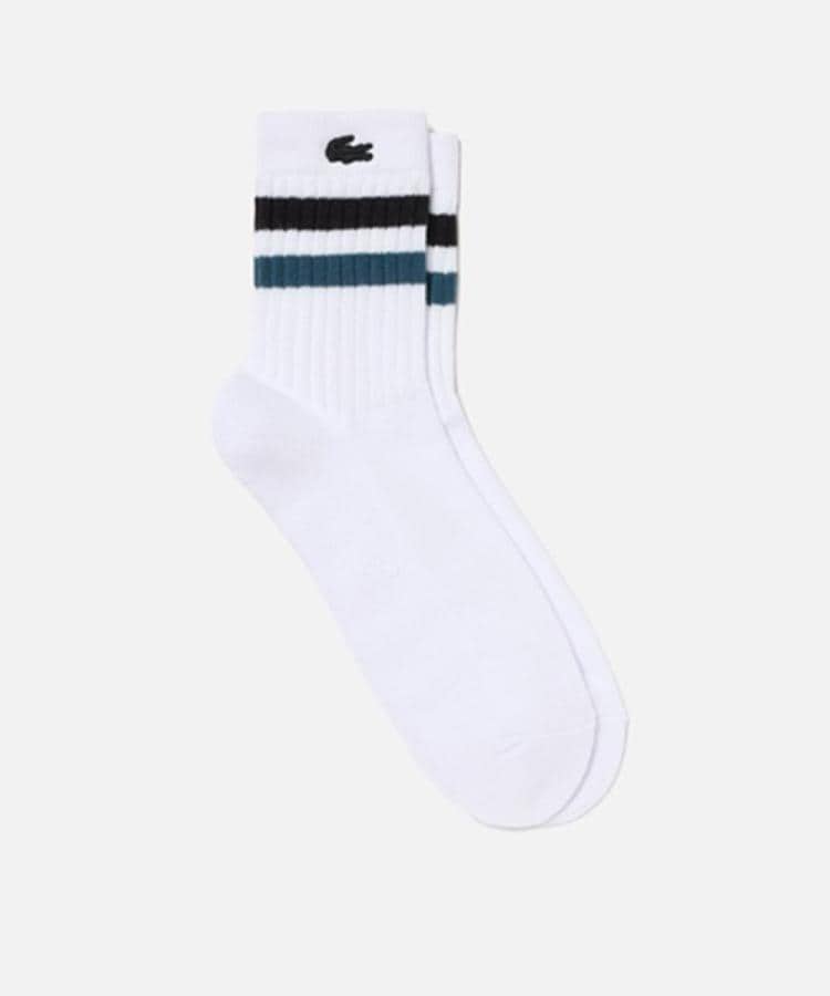 ライトオン(Right-on)のLACOSTE(ラコステ)パイルスニーカーソックス ブラック(0099)