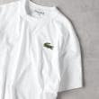 ライトオン(Right-on)のLACOSTE(ラコステ)ワニロゴルーズフィットＴ ホワイト(0090)