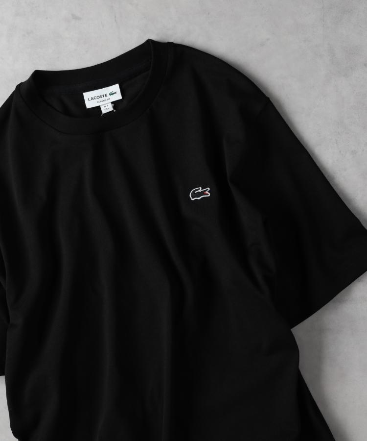 ライトオン(Right-on)のLACOSTE(ラコステ)クロッククルーネックＴシャツ ブラック(0099)