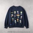 ライトオン(Right-on)のPEANUTS(ピーナッツ)【WEB限定】スヌーピーキャラスウェット ネイビー(0019)