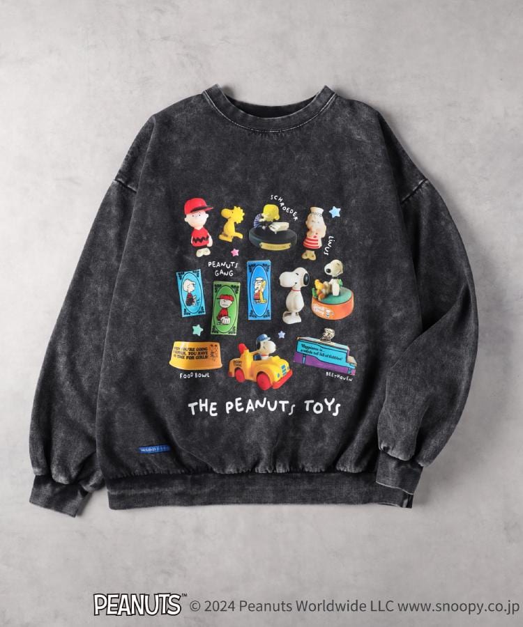ライトオン(Right-on)のPEANUTS(ピーナッツ)「ＰＥＡＮＵＴＳ」トイプリントスウェット3