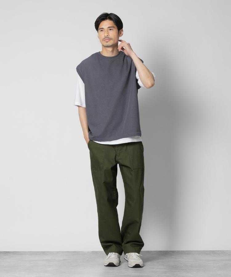 ライトオン(Right-on)のOther(ソノタ)ベスト5分袖レイヤードTシャツ3