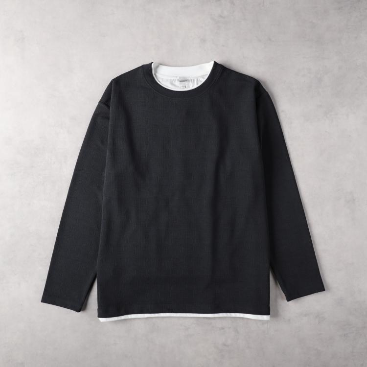 ライトオン(Right-on)のOther(ソノタ)フクレジャガードフェイクレイヤード長袖Tシャツ カットソー