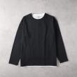 ライトオン(Right-on)のOther(ソノタ)フクレジャガードフェイクレイヤード長袖Tシャツ ダークグレー(0097)