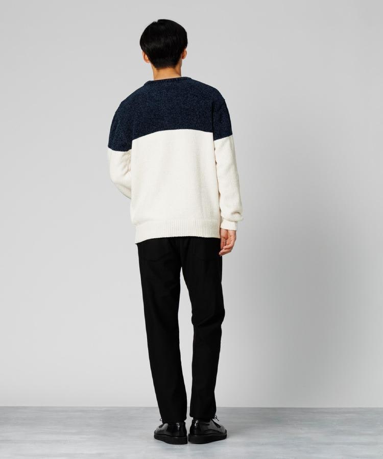 ライトオン(Right-on)のOther(ソノタ)バイカラーモールクルーニット8