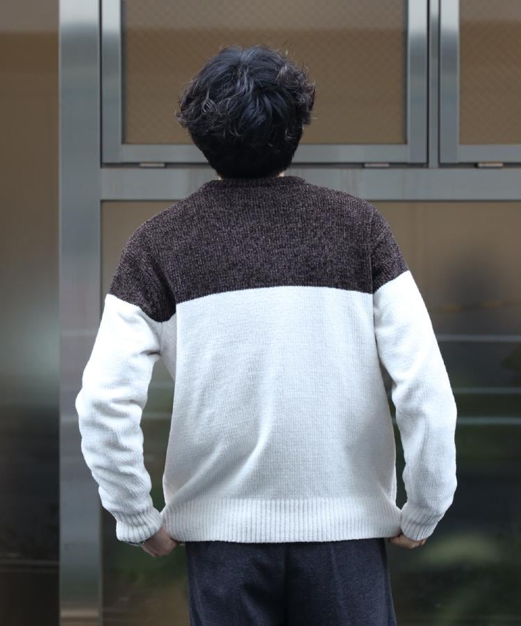 ライトオン(Right-on)のOther(ソノタ)バイカラーモールクルー2