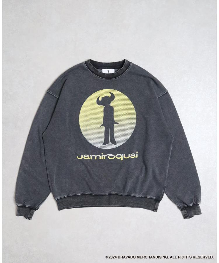 ライトオン(Right-on)のOther(ソノタ)【WEB限定】Jamiroquaiスウェット ブラック(0099)