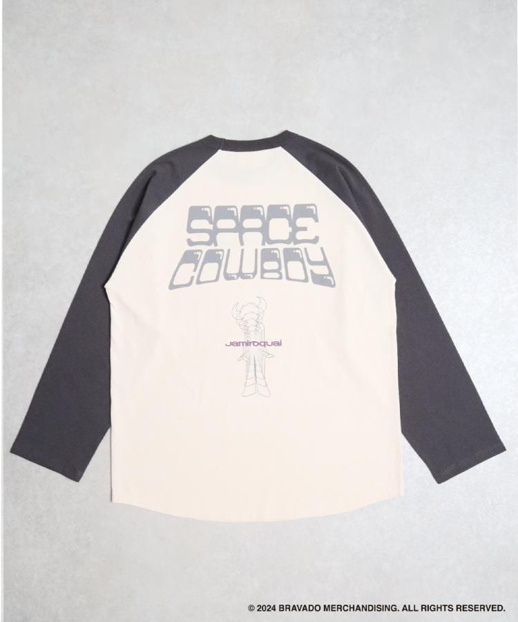 ライトオン(Right-on)のOther(ソノタ)【WEB限定】Jamiroquaiラグラン長袖Tシャツ ネイビー(0019)