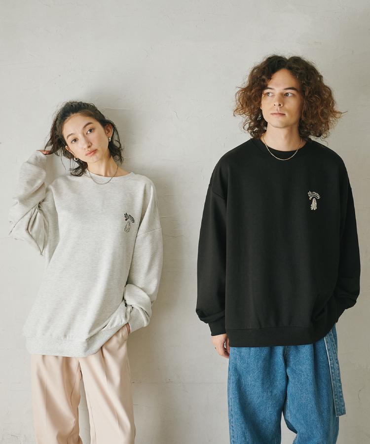 ライトオン(Right-on)のOther(ソノタ)【WEB限定】「Power To The People」オバケシシュウスウェット1