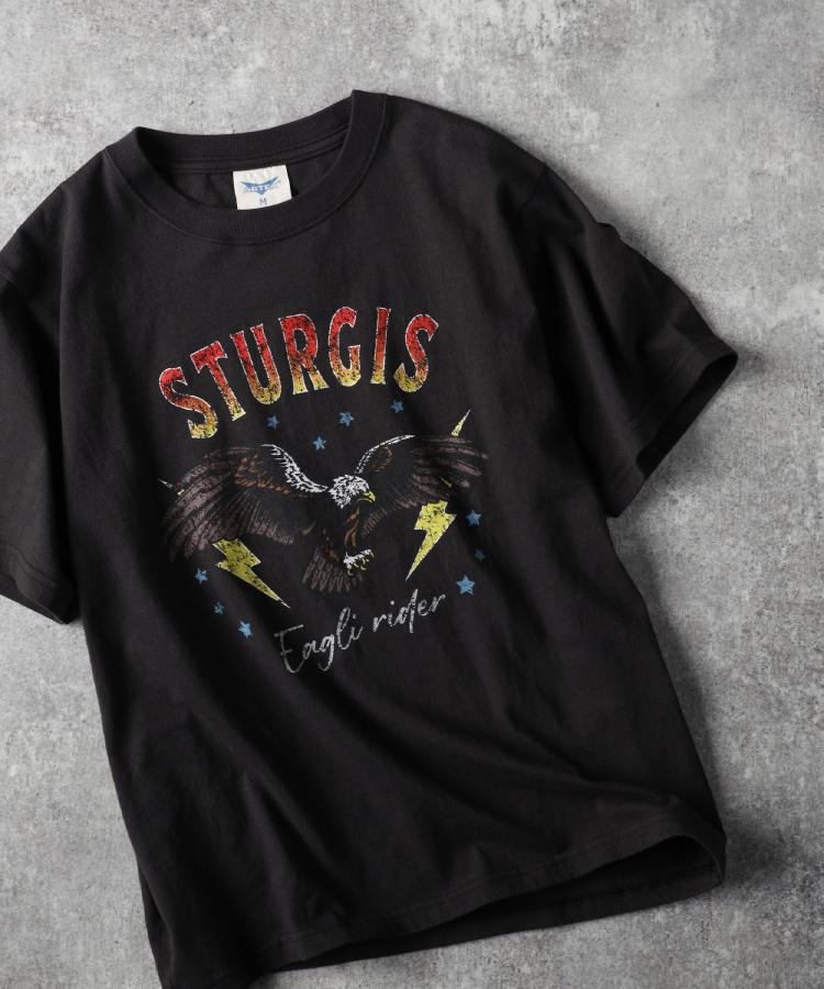 ライトオン(Right-on)のOther(ソノタ)ビンテージ風プリント半袖Tシャツ8
