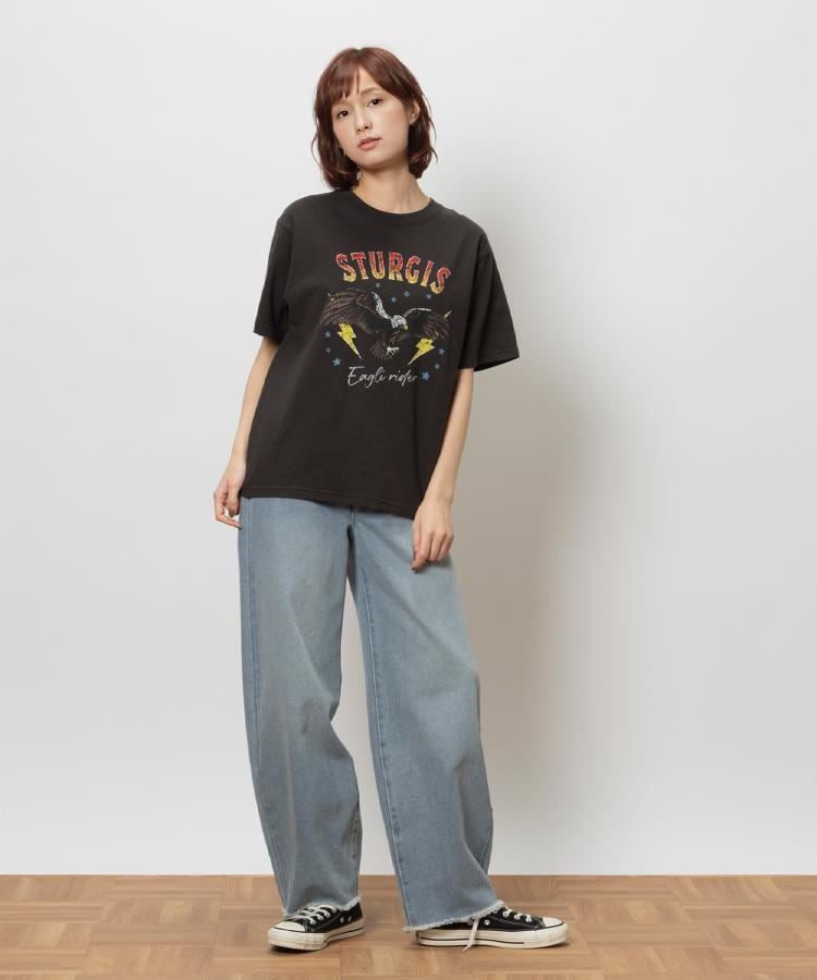 ライトオン(Right-on)のOther(ソノタ)ビンテージ風プリント半袖Tシャツ9