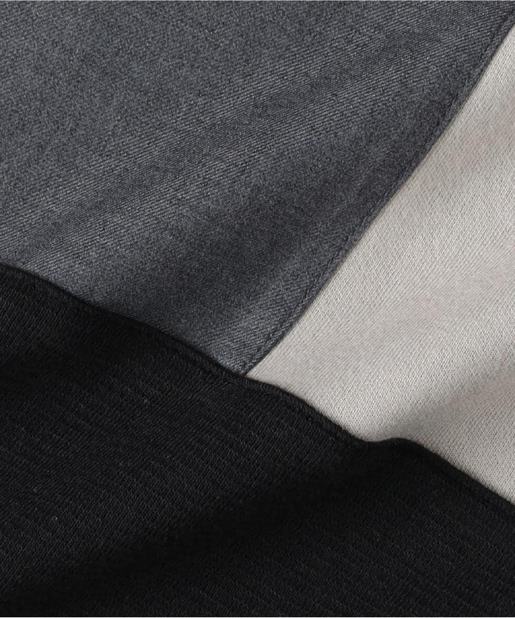 ライトオン(Right-on)のOther(ソノタ)ポンチ切替5分袖Ｔシャツパーカー5