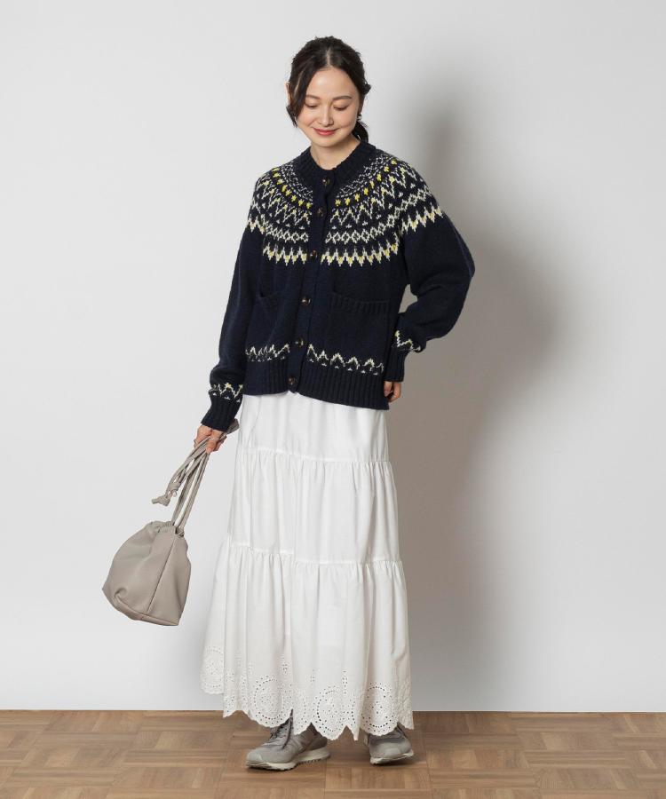 ライトオン(Right-on)のOther(ソノタ)「USA WOOL MIX」求心柄カウチン12