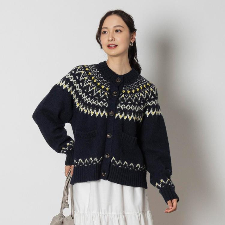 ライトオン(Right-on)のOther(ソノタ)「USA WOOL MIX」求心柄カウチン その他