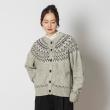 ライトオン(Right-on)のOther(ソノタ)「USA WOOL MIX」求心柄カウチン オフホワイト(0091)