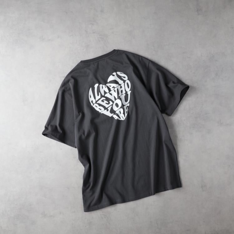 ライトオン(Right-on)のOther(ソノタ)ハートモチーフプリントTシャツ Ｔシャツ